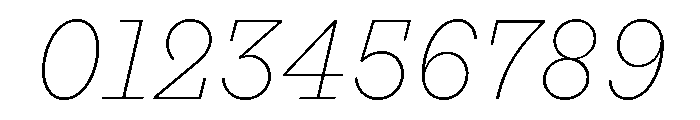 Adrianoetc Thinitalic Font OTHER CHARS