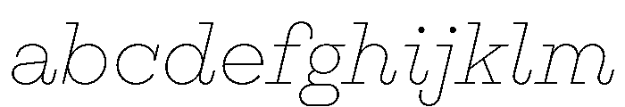 Adrianoetc Thinitalic FONT