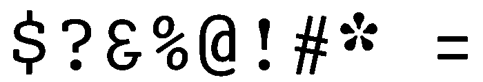 Advocat Medium Font OTHER CHARS