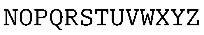 Advocat Medium Font UPPERCASE