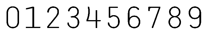 Advocat Regular Font OTHER CHARS