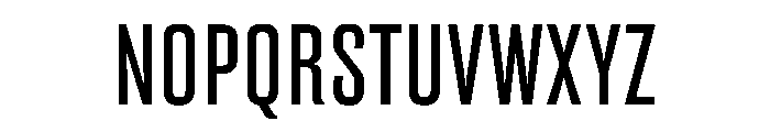 Advocate14CondReg Font UPPERCASE