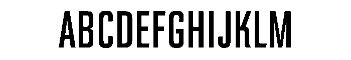 Advocate15CondMed Font UPPERCASE