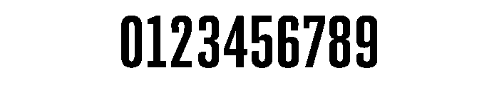 Advocate16CondBold Font OTHER CHARS