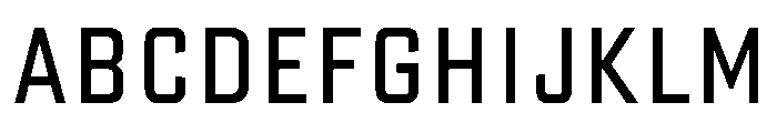 Advocate34NarrReg Font UPPERCASE