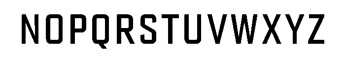 Advocate34NarrReg Font LOWERCASE