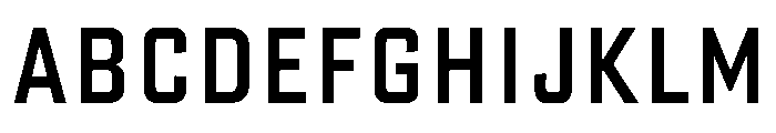 Advocate35NarrMed Font UPPERCASE