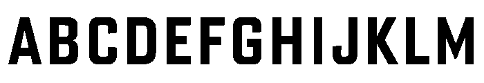 Advocate36NarrBold Font UPPERCASE