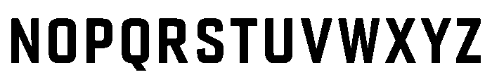 Advocate36NarrBold Font UPPERCASE