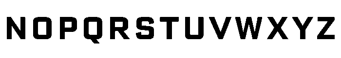 Advocate55WideMed Font LOWERCASE