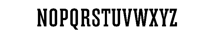 AdvocateSlab14CondReg Font LOWERCASE