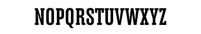 AdvocateSlab15CondMed Font LOWERCASE