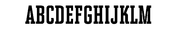 AdvocateSlab16CondBold Font UPPERCASE
