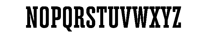 AdvocateSlab16CondBold Font UPPERCASE