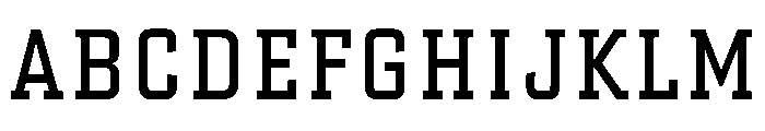AdvocateSlab34NarrReg Font UPPERCASE