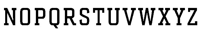 AdvocateSlab34NarrReg Font UPPERCASE