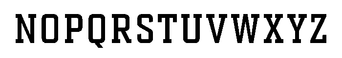 AdvocateSlab34NarrReg Font LOWERCASE