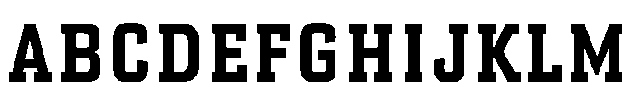AdvocateSlab36NarrBold Font UPPERCASE