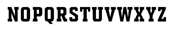 AdvocateSlab36NarrBold Font LOWERCASE