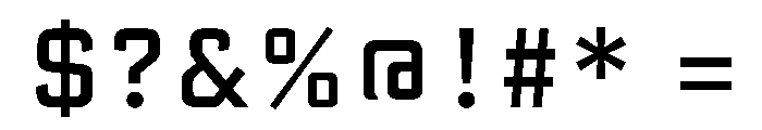 AdvocateSlab54WideReg Font OTHER CHARS