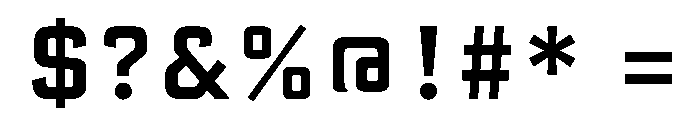 AdvocateSlab55WideMed Font OTHER CHARS