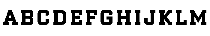 AdvocateSlab56WideBold Font UPPERCASE