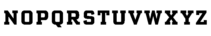 AdvocateSlab56WideBold Font UPPERCASE