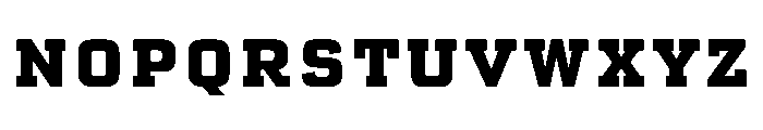 AdvocateSlab56WideBold Font LOWERCASE