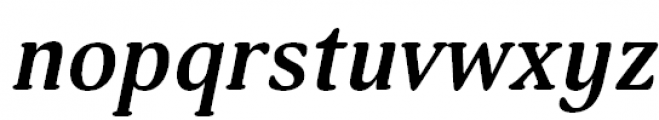 Adonis Bold Italic Font LOWERCASE