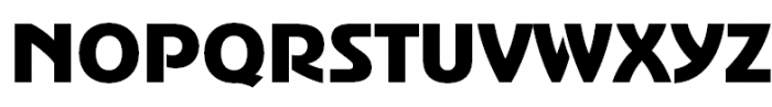 AdverGothic Bold Font UPPERCASE