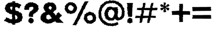 AdverGothic Rough Font OTHER CHARS