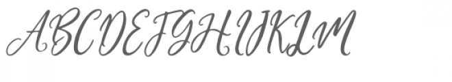 Adheana Script Italic Font UPPERCASE