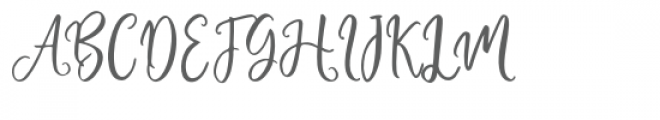 Adheana Script Font UPPERCASE