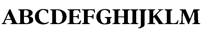 Addington Bold Font UPPERCASE