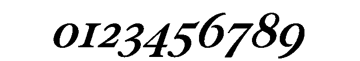 Addington Demi Bold Italic Font OTHER CHARS