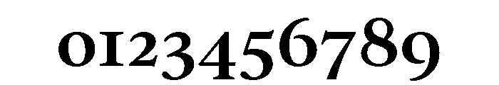 Addington Demi Bold Font OTHER CHARS