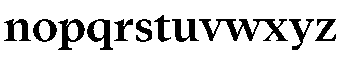 Addington Demi Bold Font LOWERCASE