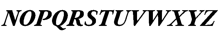 Addington Extra Bold Italic Font UPPERCASE