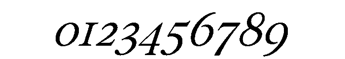 Addington Light Italic Font OTHER CHARS