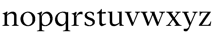 Addington Light Font LOWERCASE