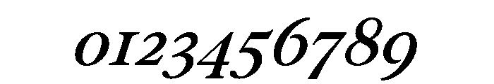Addington Medium Italic Font OTHER CHARS