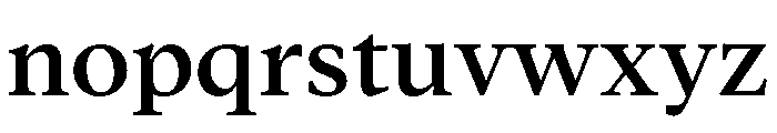 Addington Medium Font LOWERCASE