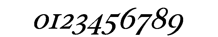 Addington Regular Italic Font OTHER CHARS