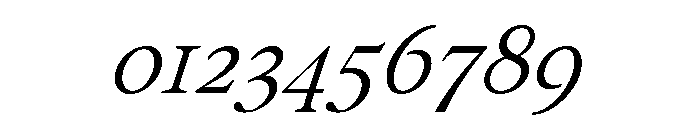 Addington Thin Italic Font OTHER CHARS