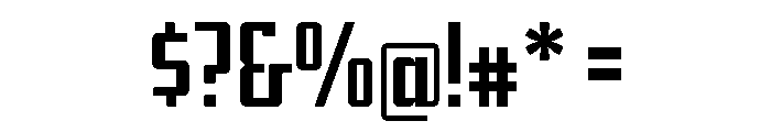 Addressotype Regular Font OTHER CHARS