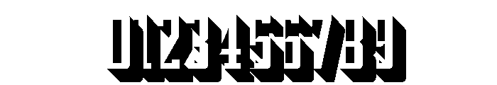 Addressotype Slab Shadow Font OTHER CHARS