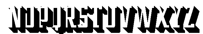 Addressotype Slab Shadow Font UPPERCASE
