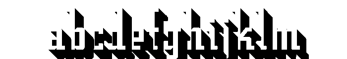 Addressotype Slab Shadow FONT