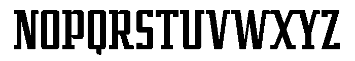 Addressotype Slab Solid Font UPPERCASE