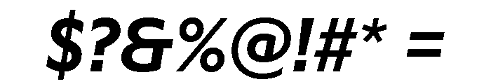 Adjunct Bold Italic Font OTHER CHARS